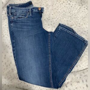 Women’s Silver Brand Jeans. Suki Bootcut. 14/31